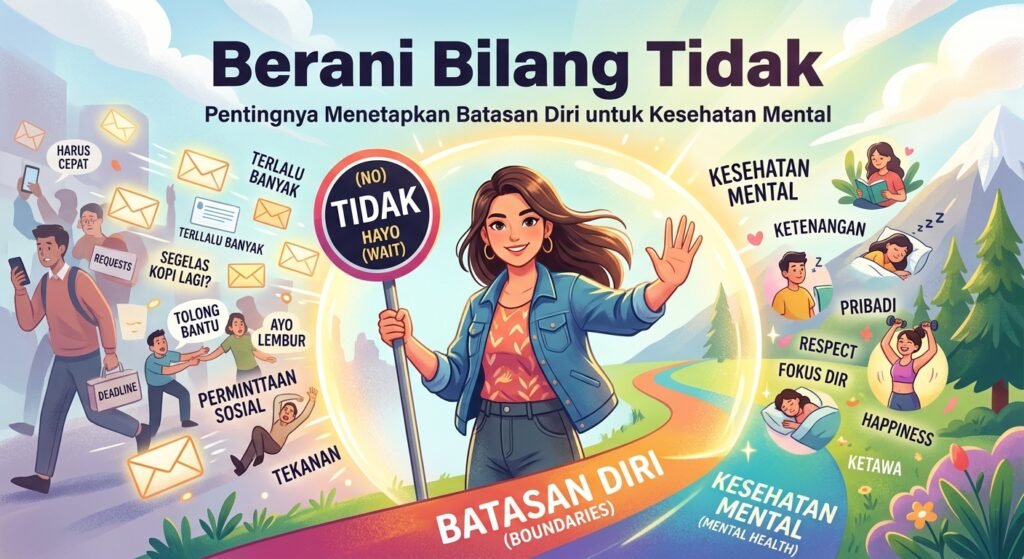 Berani bilang tidak dan menetapkan boundaries